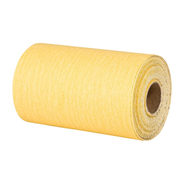 Norton Abrasives Norton Stick & Sand 360 in. L X 4-1/2 in. W 80 Grit Aluminum Oxide Adhesive Back Sheet Roll 1 pk 07660749254 - main